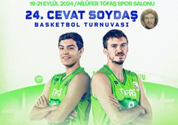 24. CEVAT SOYDAŞ BASKETBOL TURNUVASI HEYECANI 19-21 EYLÜL’DE